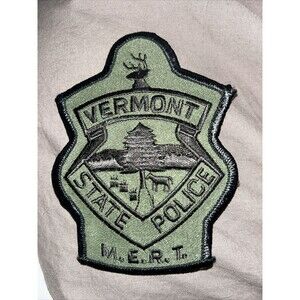 Vermont State Police Patch M.E.R.T New 4.5” VT